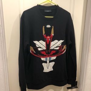 GIVENCHY Teibal snake embroidered sweatshirt